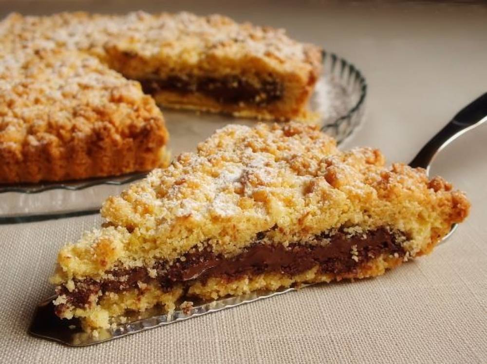 ricetta della Sbriciolata alla Nutella, un dolce per la ...