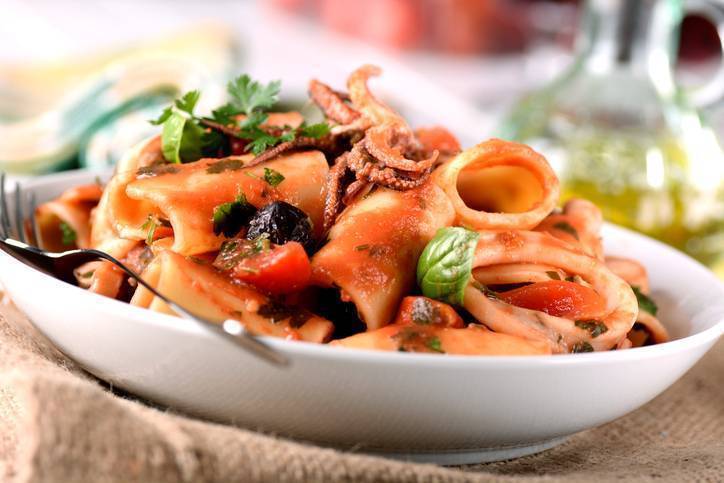 Paccheri con pesce