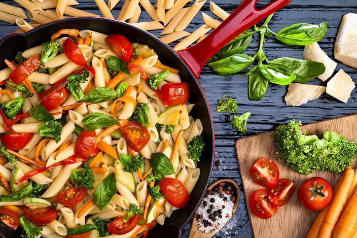 pasta con verdure