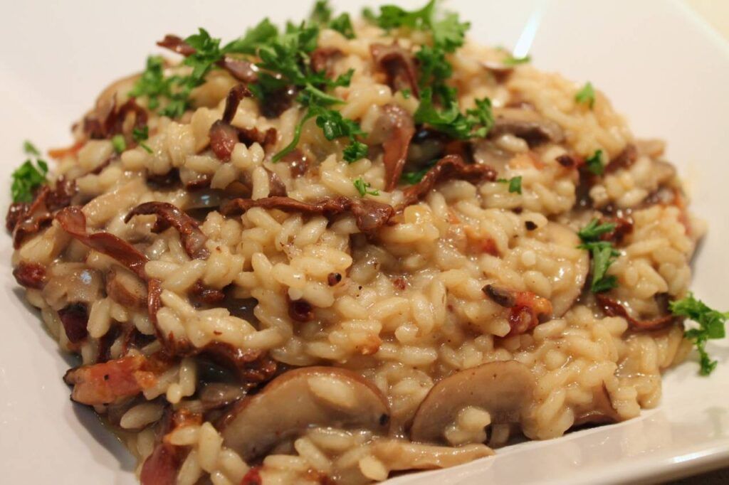 Risotto con Funghi Porcini,una ricetta sprint