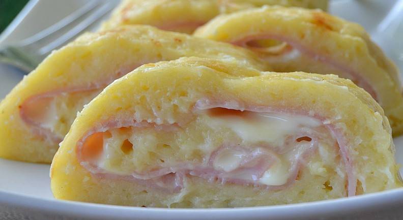 omelette al prosciutto