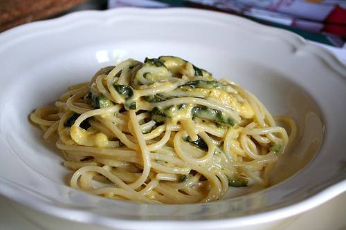 carbonara vegetariana