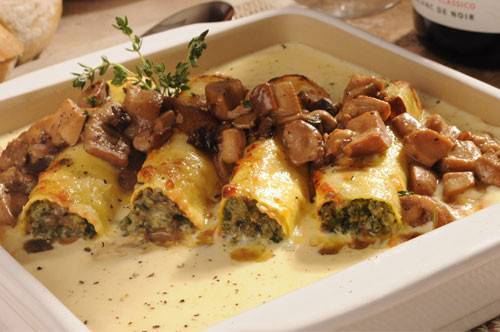 cannelloni in bianco