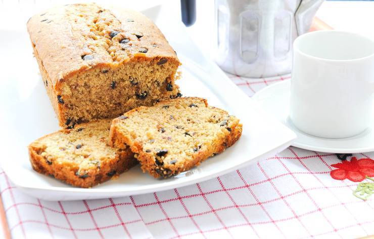 plumcake con cioccolato