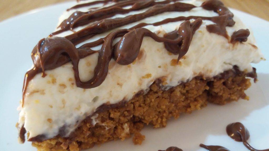 cheesecake al cocco con nutella