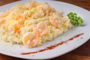 Risotto cedri e scampi