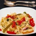 Pasta acciughe e peperoni