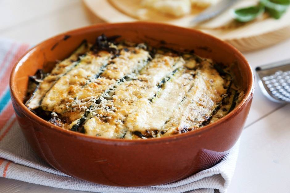 Parmigiana di melanzane bianca