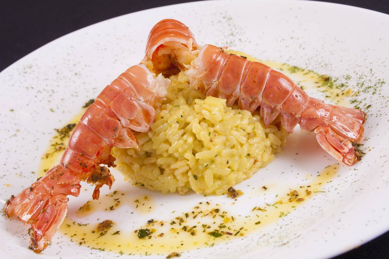 Risotto agli scampi 