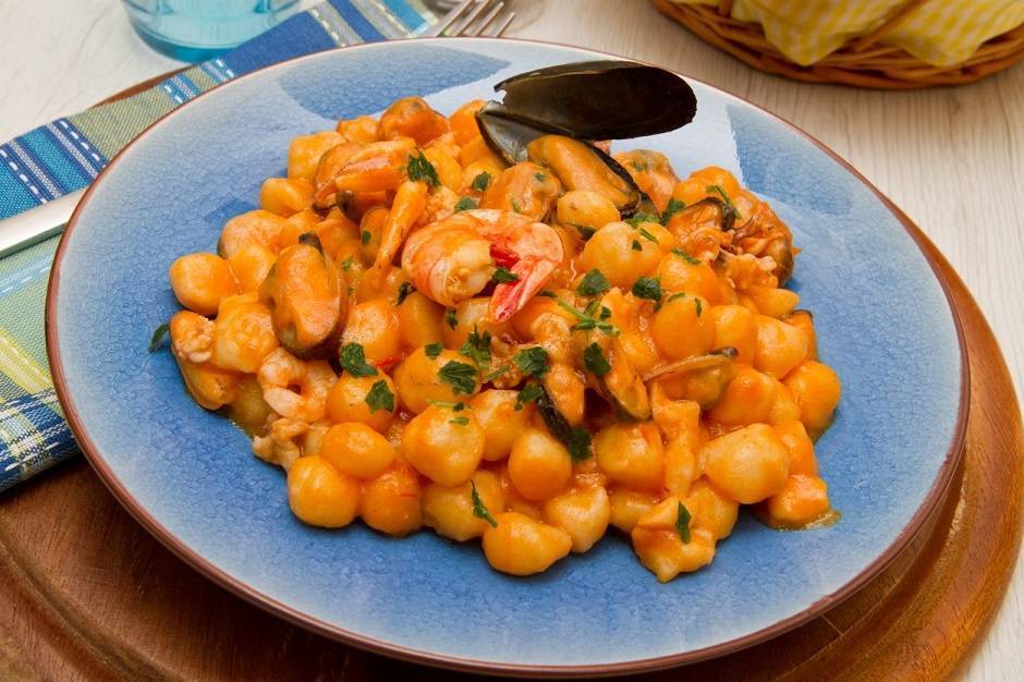 Gnocchi ai frutti di mare