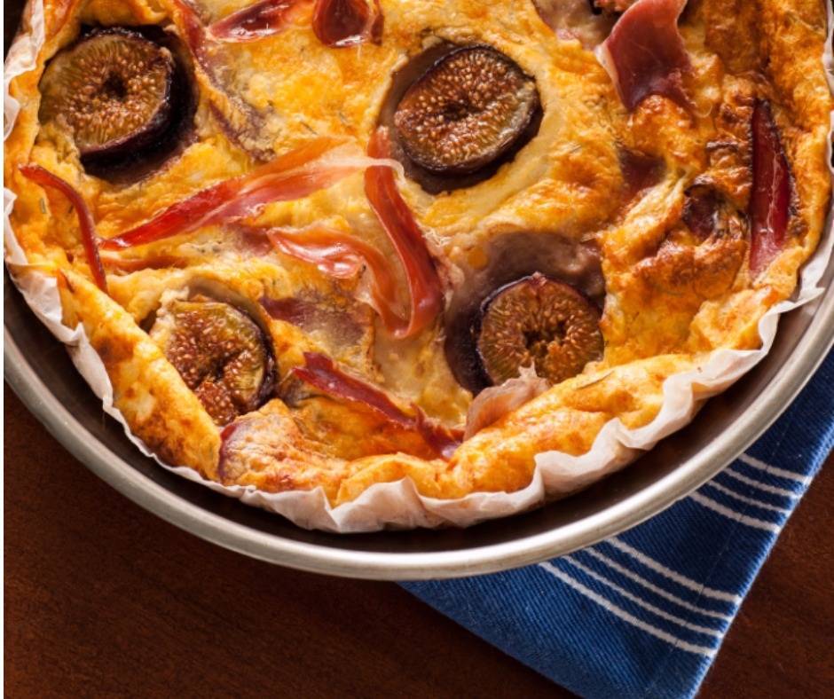 Quiche al prosciutto e fichi