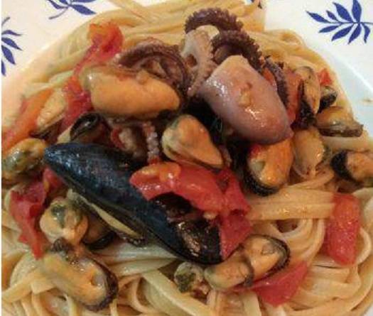 fettuccine ai frutti di mare