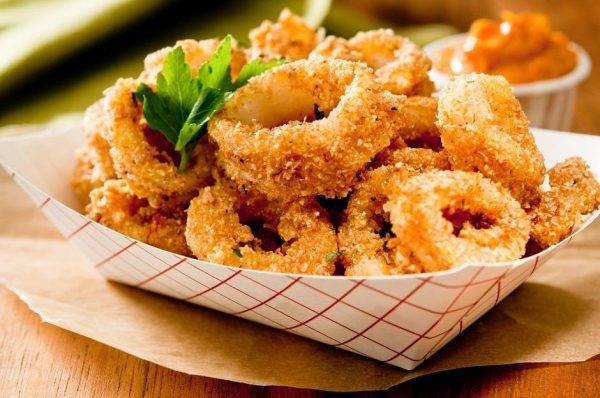 Calamari impanati al forno