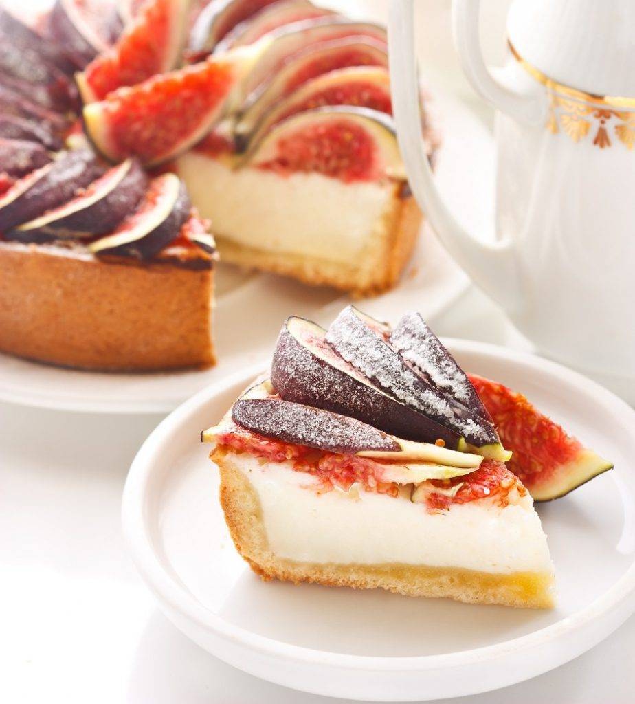 Cheesecake ai fichi con yogurt e miele