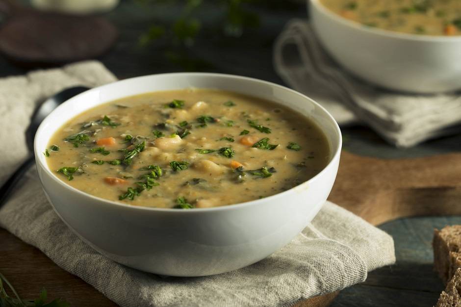 Zuppa di fagioli cannellini