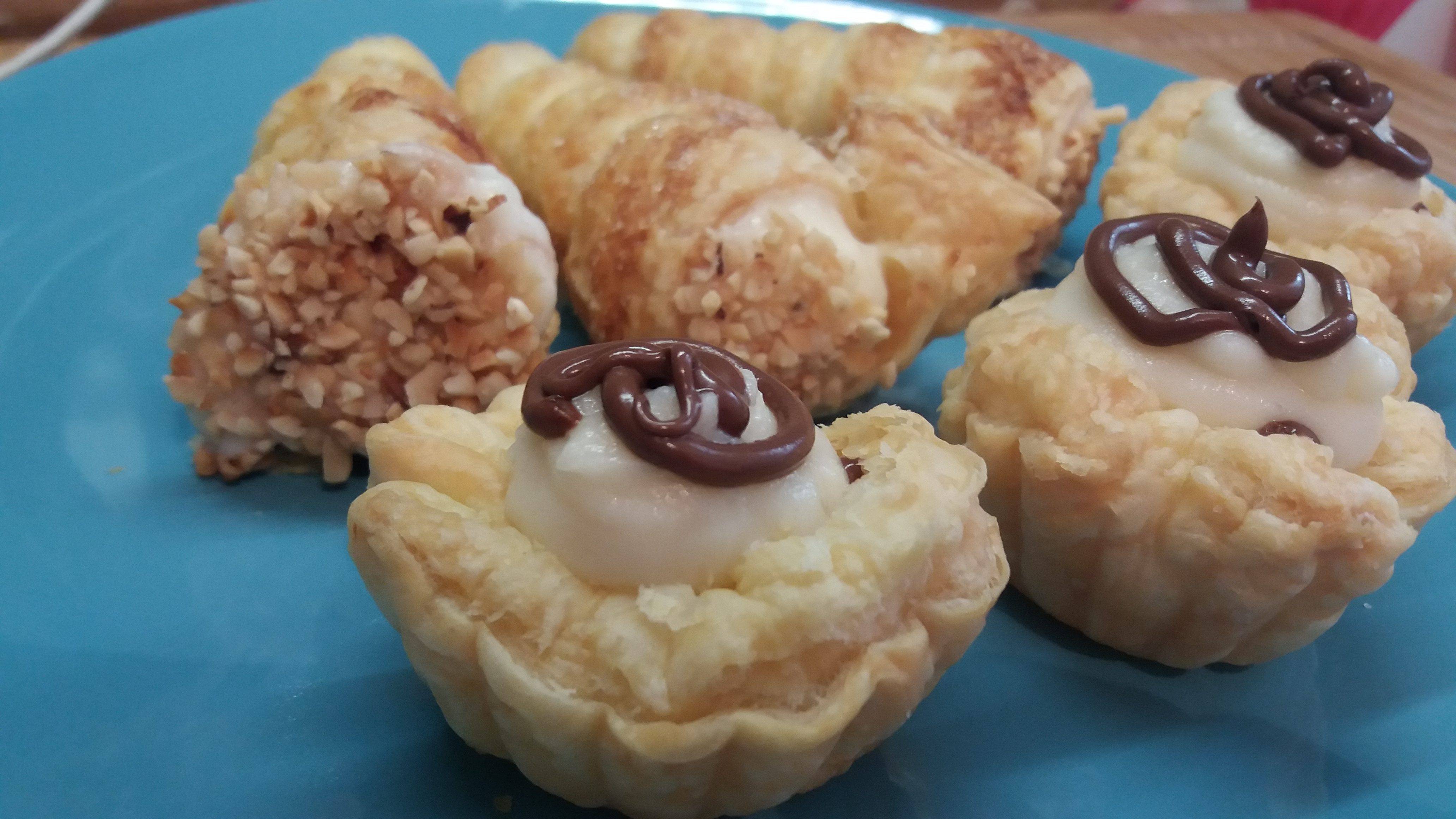 mignon alla crema pasticcera e nutella