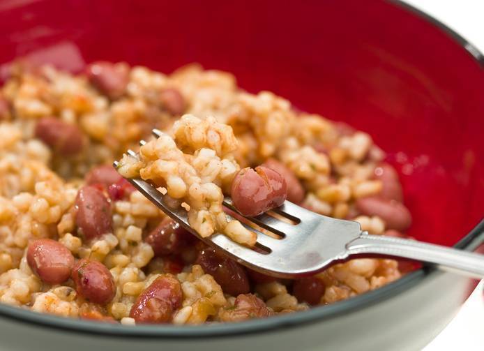 minestra di riso e fagioli