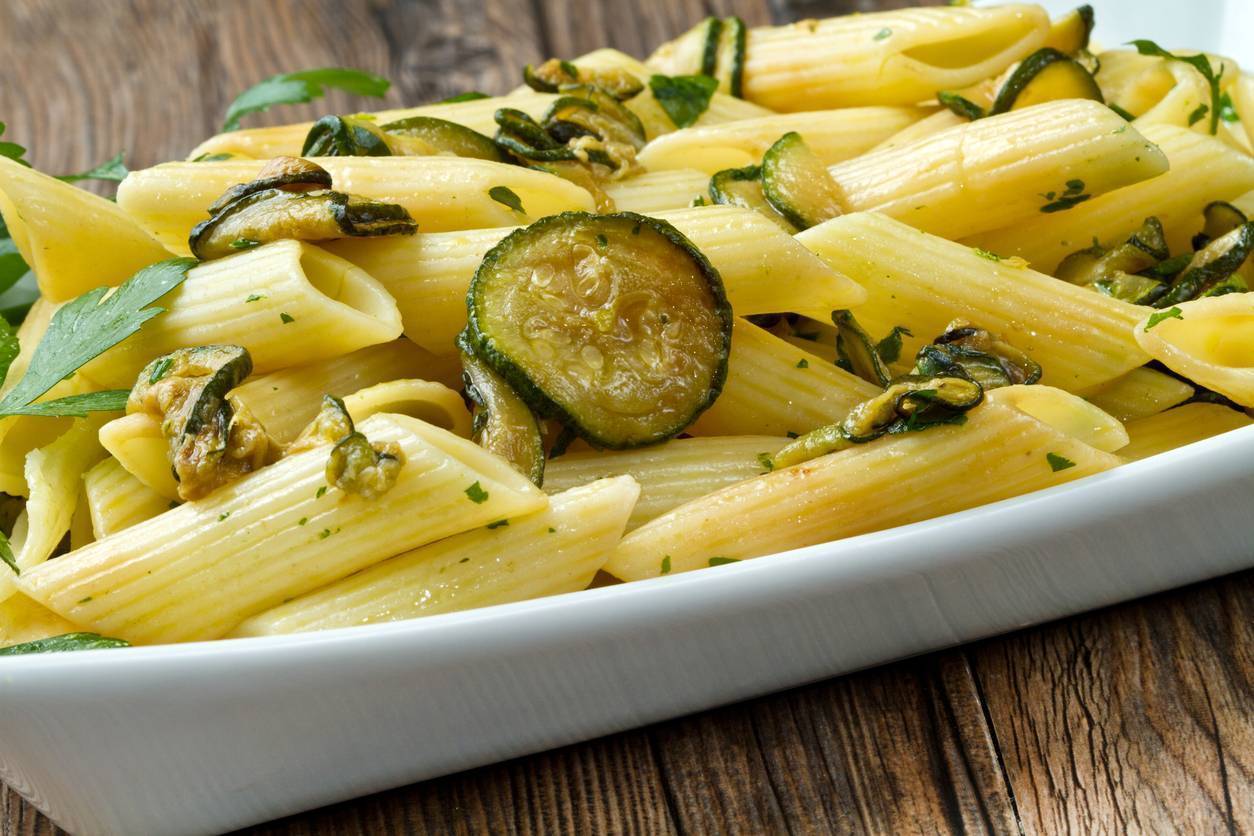 Pasta con Menta e Zucchine