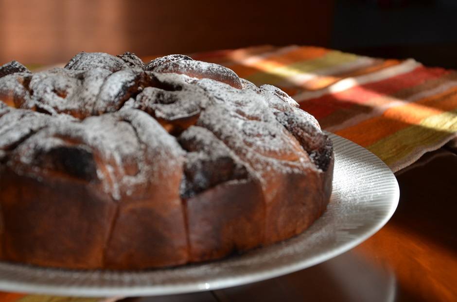 Torta di rose alla crema e Nutella