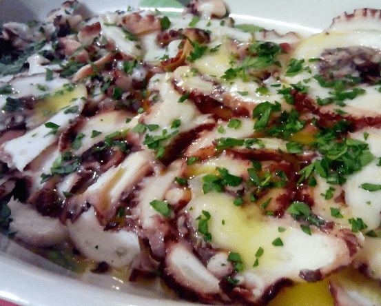 carpaccio di polpo