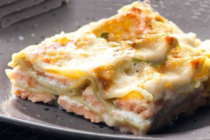 lasagne al salmone