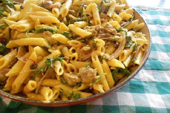 Pasta Salsiccia e Zafferano