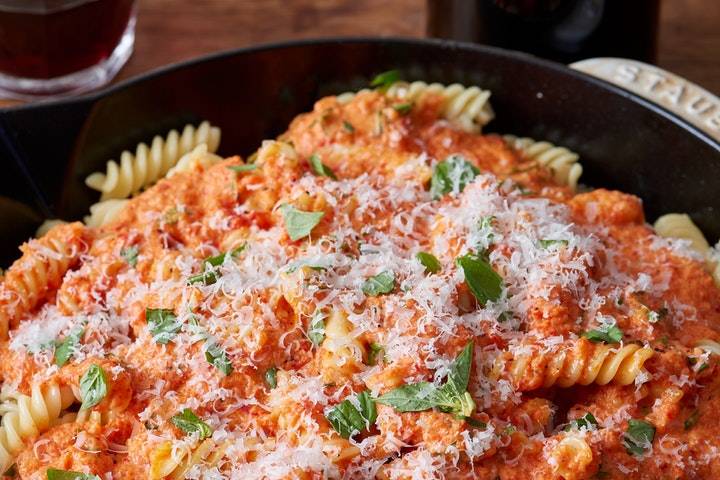 pasta alla crema di peperoni