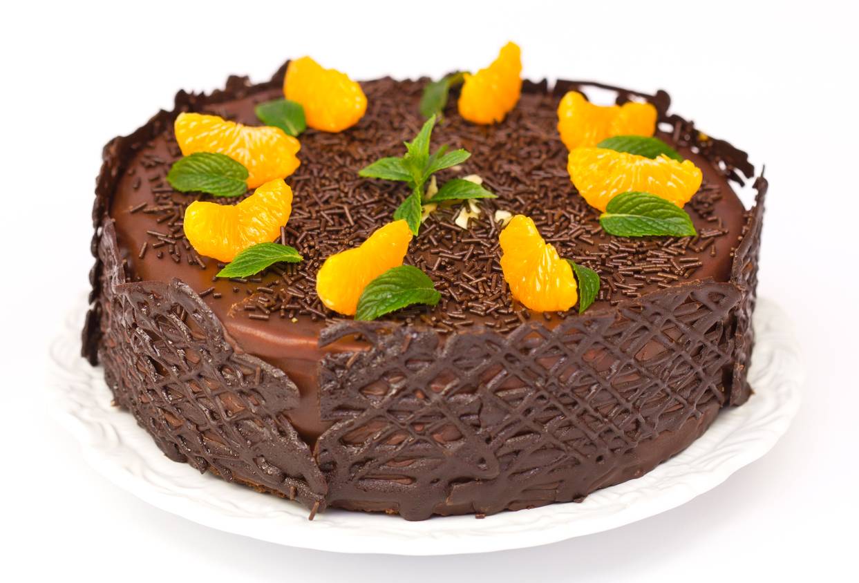 Torta al Cioccolato e Mandarini