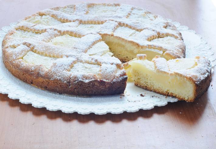 torta al limone e mandorle