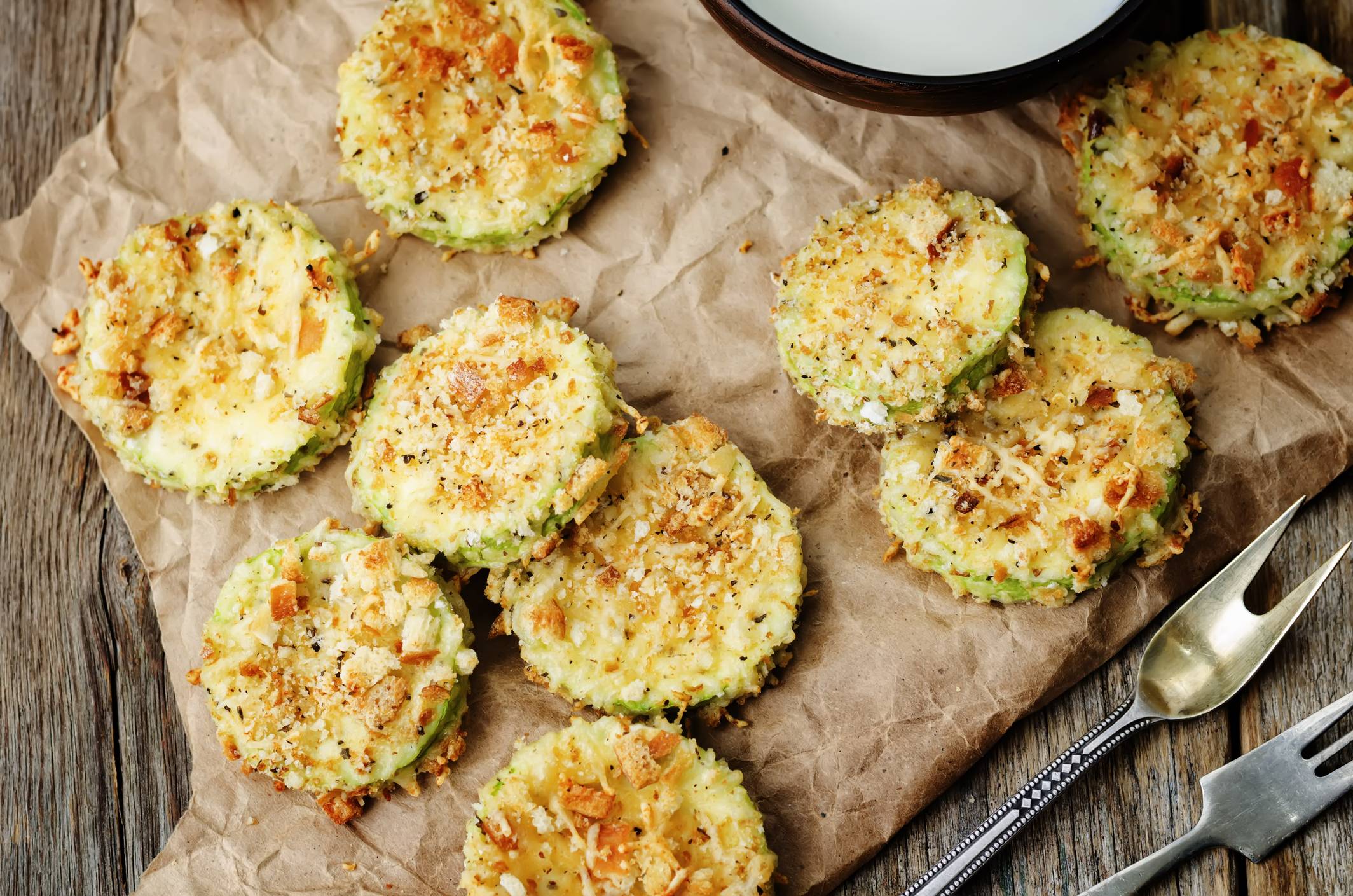 Zucchine Croccanti con Parmigiano