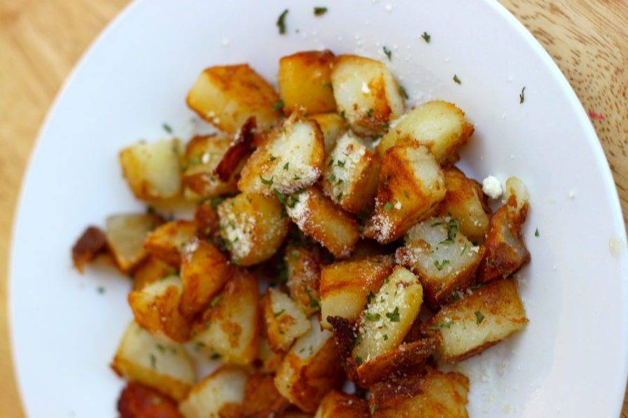 patate infarinate in padella