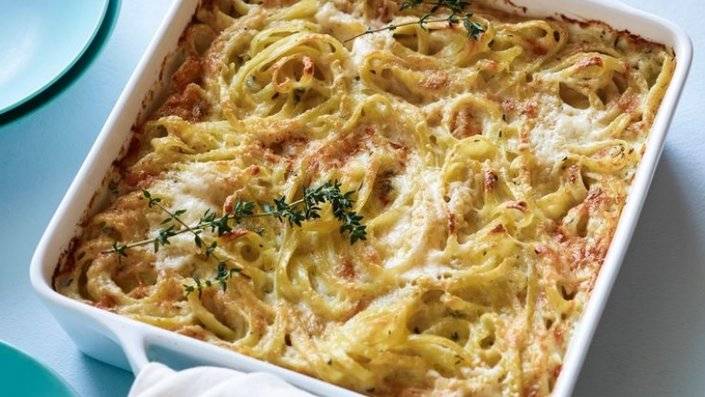 Timballo di Pasta al Forno alla Crema di Zucchine e Robiola