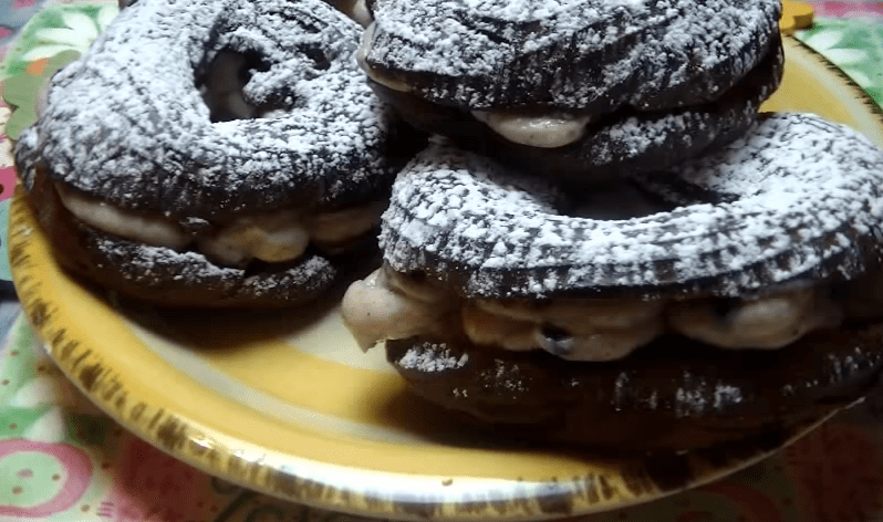 Zeppole al cioccolato