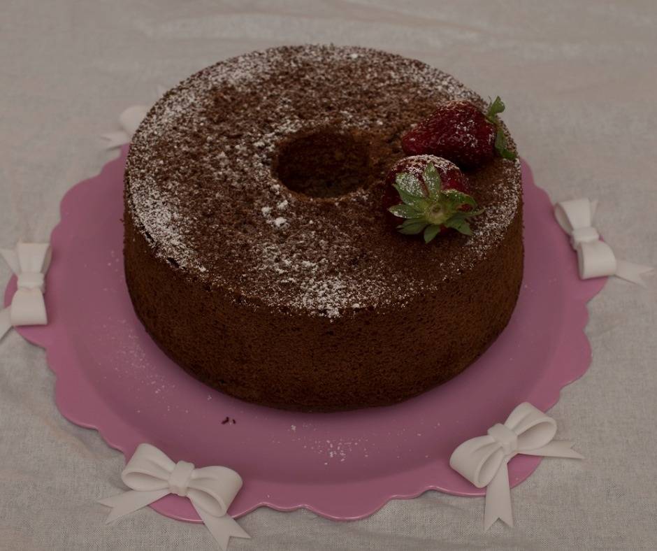 Chiffon cake al cacao