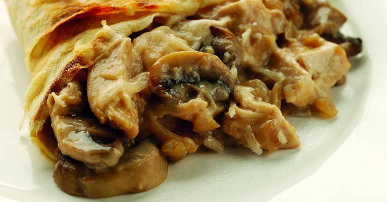 Crespelle con Funghi