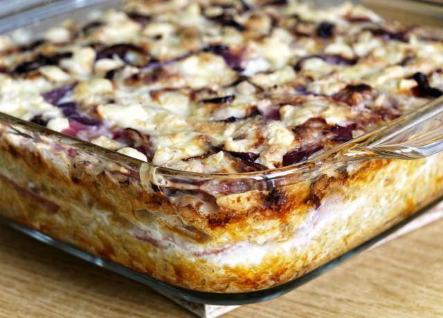 lasagna al radicchio