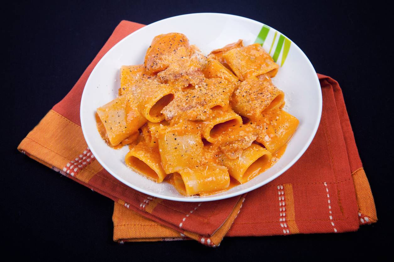 Paccheri all'Amatriciana