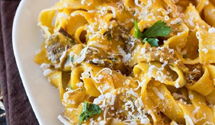 Pasta con Crema di Zucca