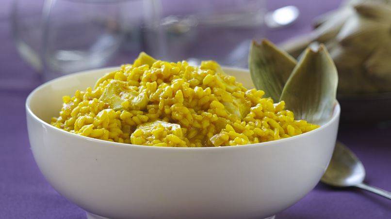 Risotto allo Zafferano con Carciofi