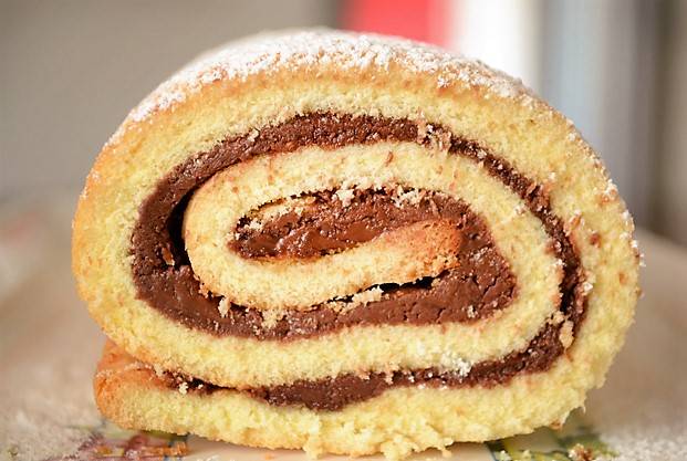 Rotolo alla nutella e mascarpone