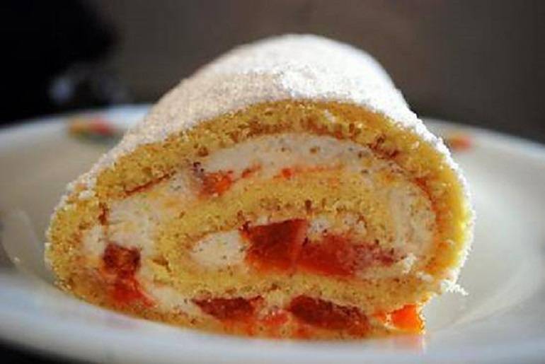 Rotolo alla Crema di Ricotta e Arancia