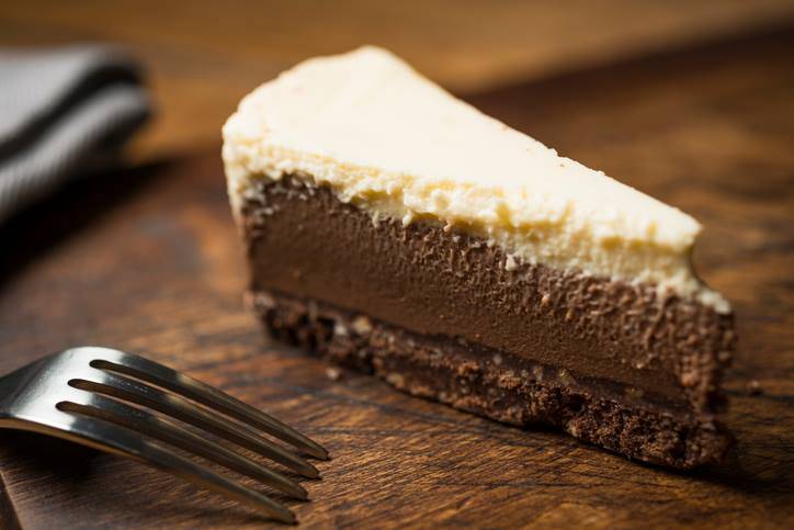 cheesecake al triplo cioccolato