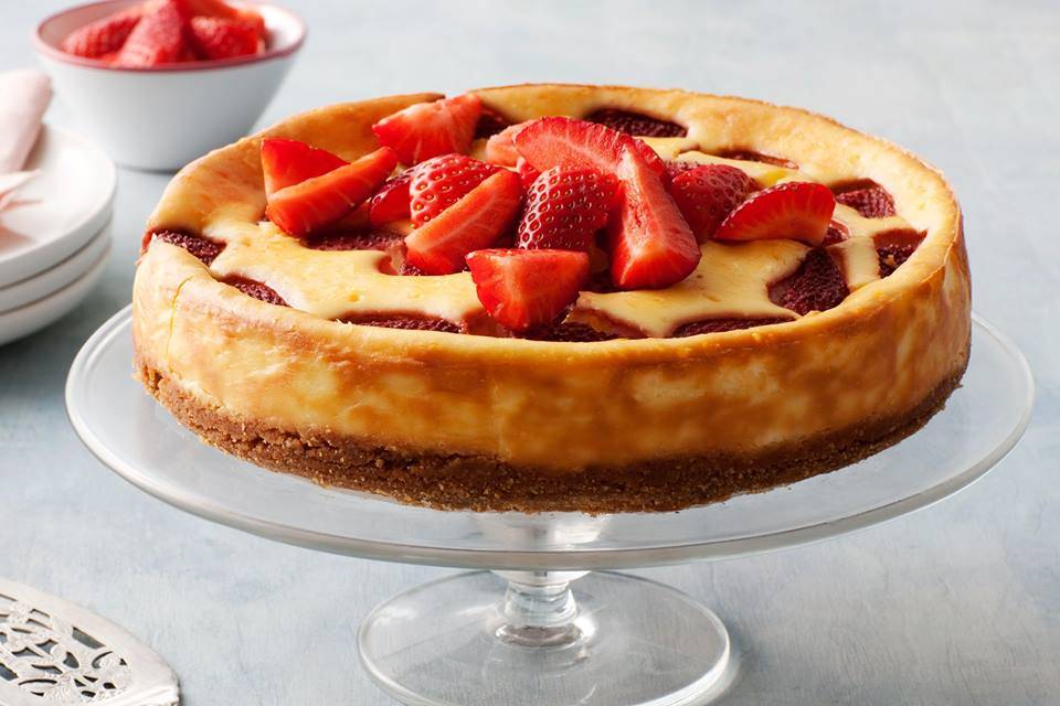 Cheesecake alle Fragole Cotta al Forno