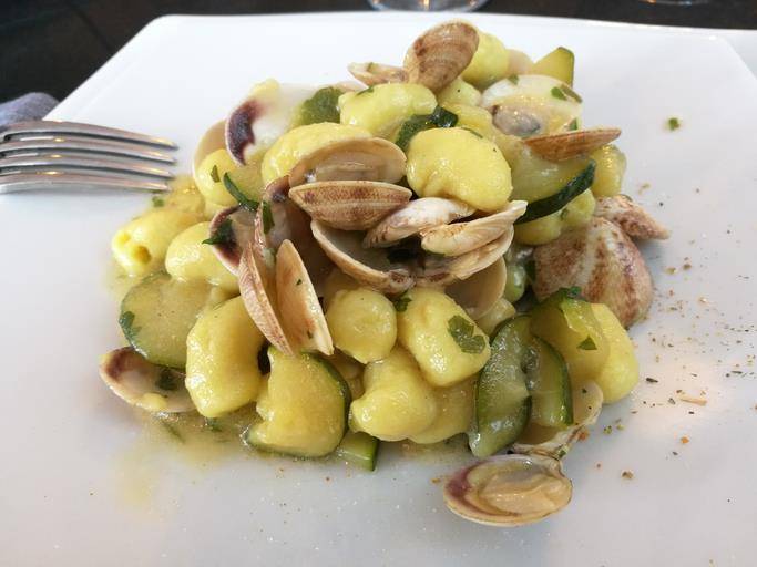 gnocchetti vongole e zucchine