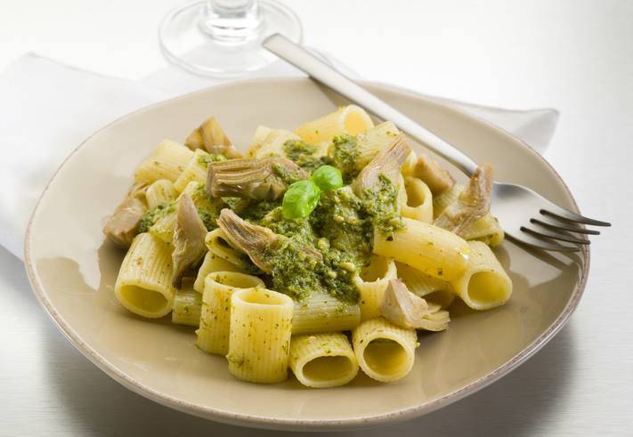 Pasta al Pesto di Carciofi