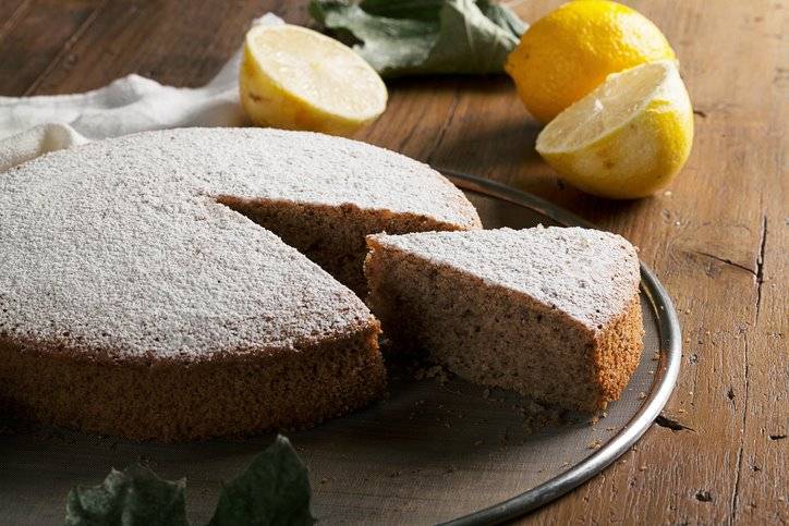 torta integrale al limone