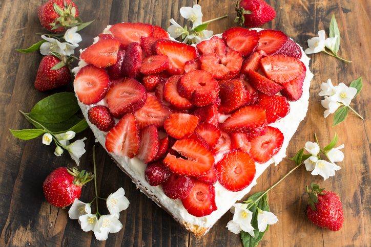 cheesecake alle fragole con fiordilatte