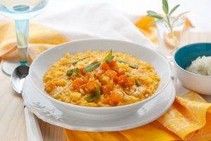 risotto zucca e salvia