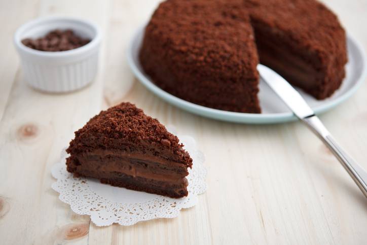 sbriciolata al cioccolato fondente con crema di nocciole