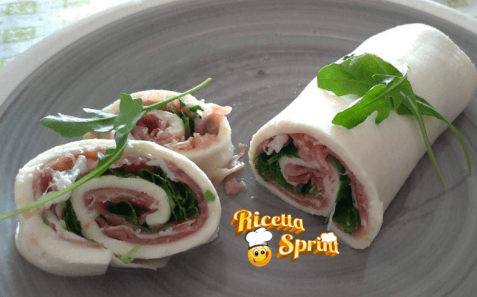 Rotolo di Mozzarella e Prosciutto